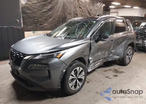 2022 Nissan Rogue Sv Intelligent Awd из США, поврежденный, VIN 5N1BT3BB0NC710131